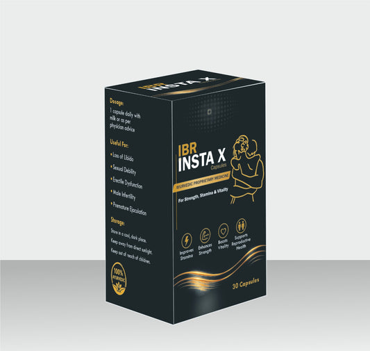 IBR Insta X Capsules – Ayurvedic Wellness Supplement, 30 Capsules